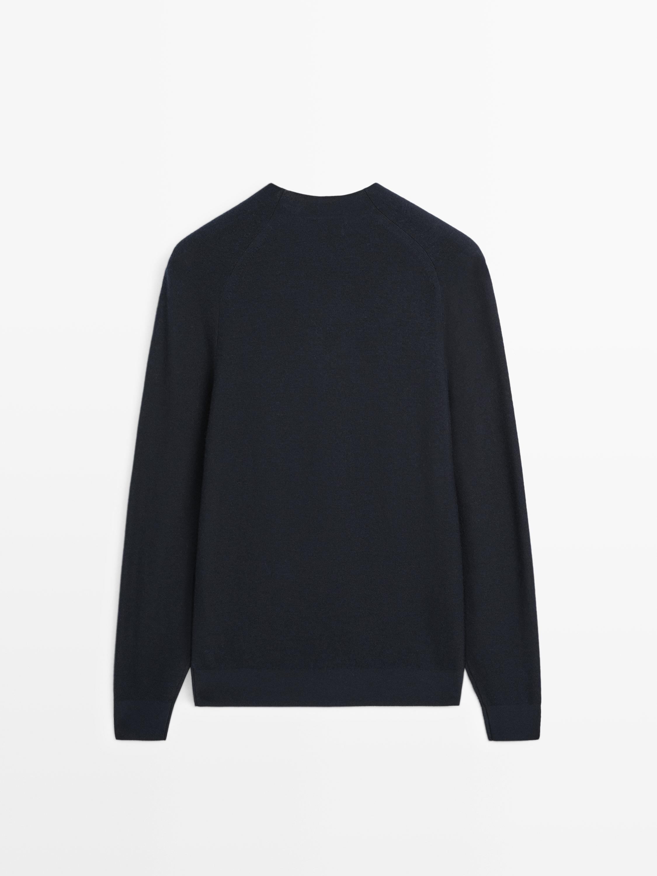 Pull à manches raglan en maille 100 % laine